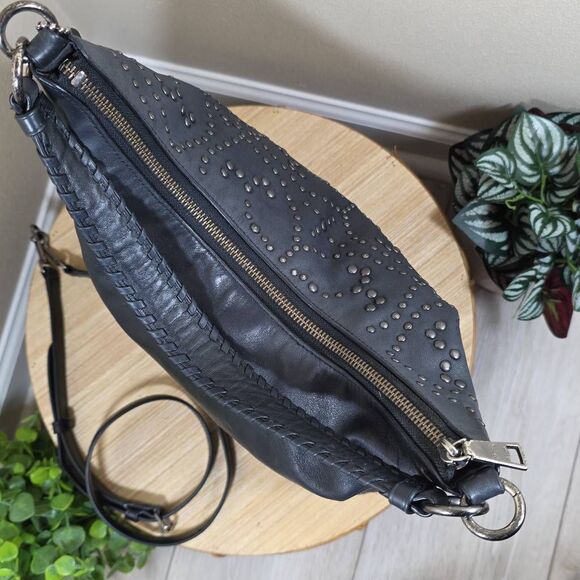 Coach Celeste Convertible Studded Leather Hobo - Picture 12 of 16